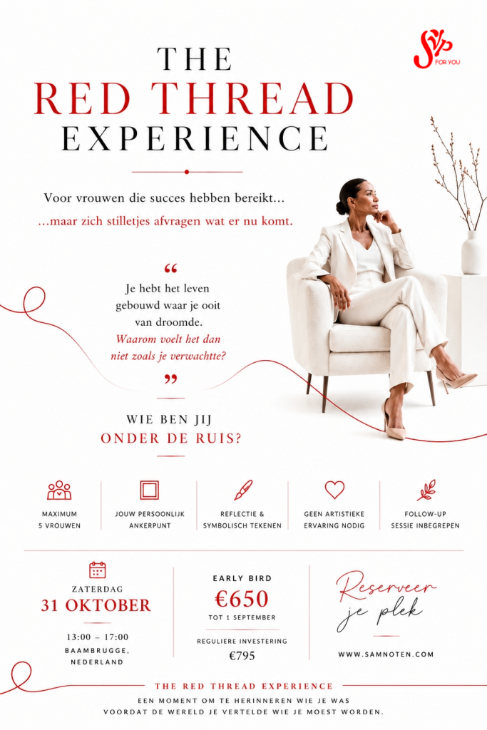 Sam Noten The Red Thread Experience masterclass
